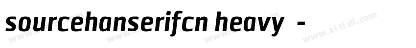 sourcehanserifcn heavy下载字体转换